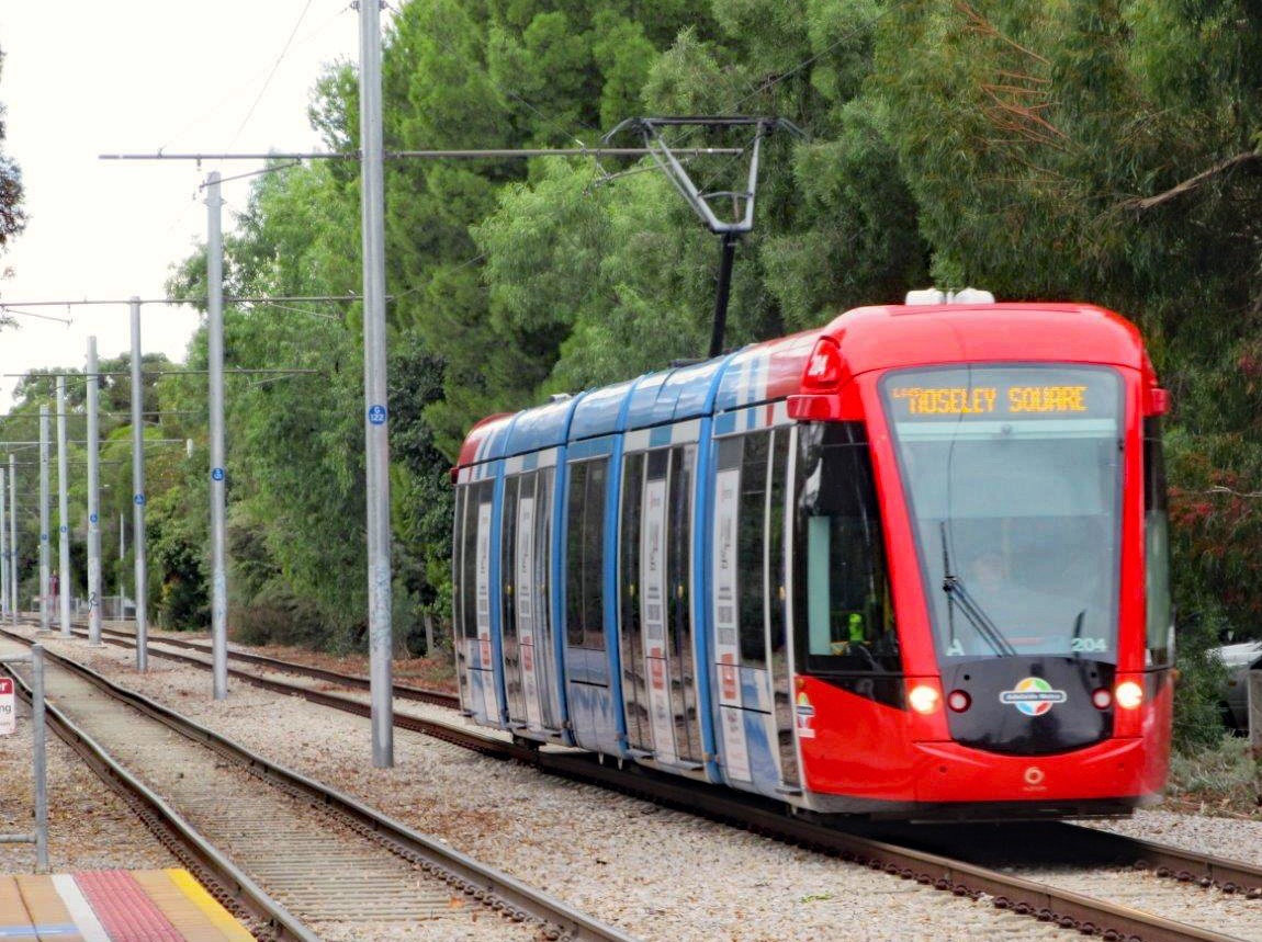 Tram Adelaide - Straßenbahn im Süden Australiens