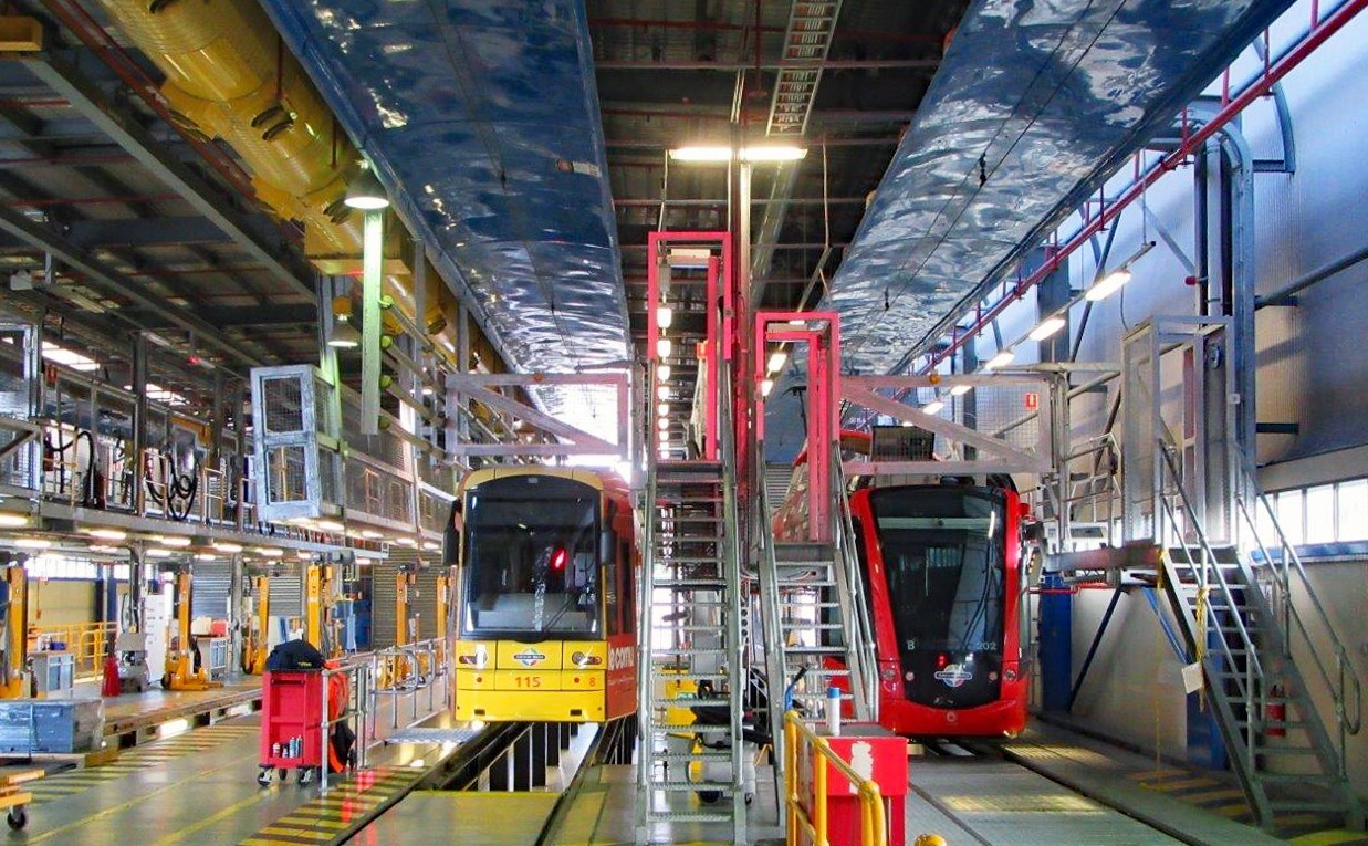 Tram Adelaide - Straßenbahn im Süden Australiens