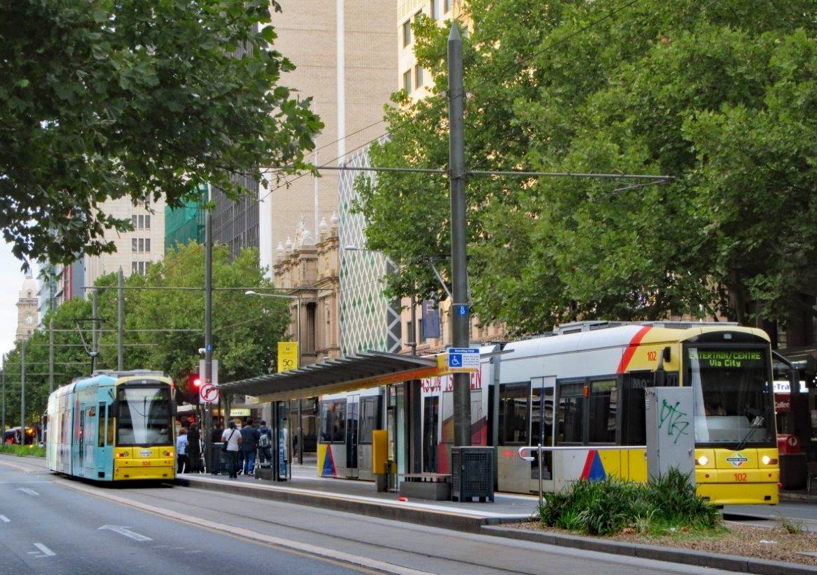 Tram Adelaide - Straßenbahn im Süden Australiens