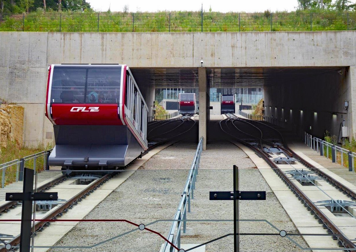 Standseilbahn & Lift in der Stadt Luxemburg