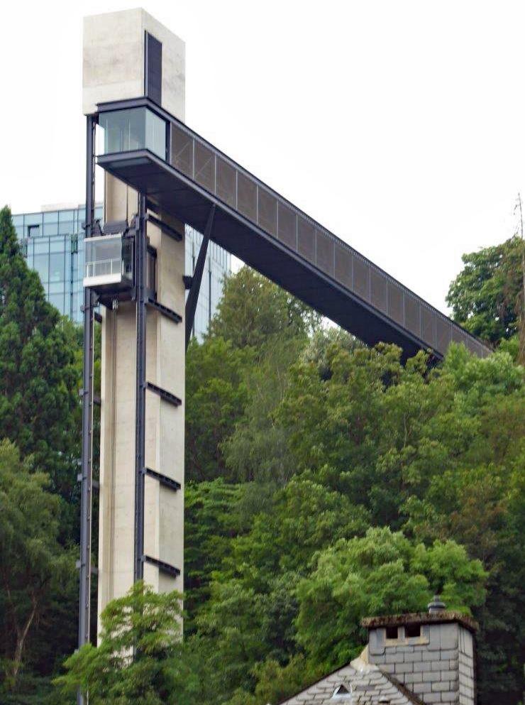 Standseilbahn & Lift in der Stadt Luxemburg