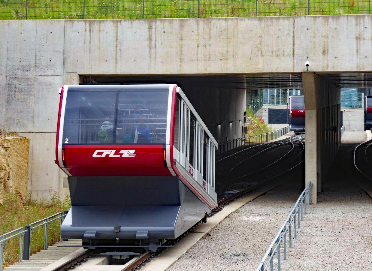 Standseilbahn & Lift in der Stadt Luxemburg