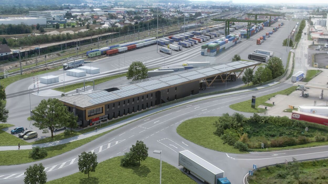 Der neue Terminal in Wels