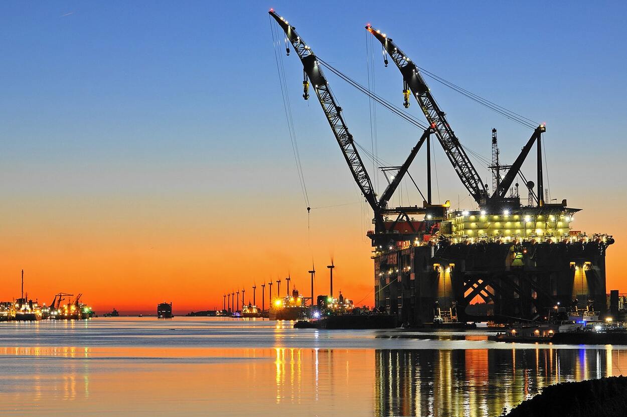 Hafen in Rotterdam