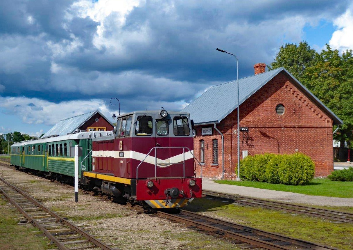 lettische Schmalspurbahn Gulbene (Alt Schwanenburg) - Aluksne (Marienburg) 