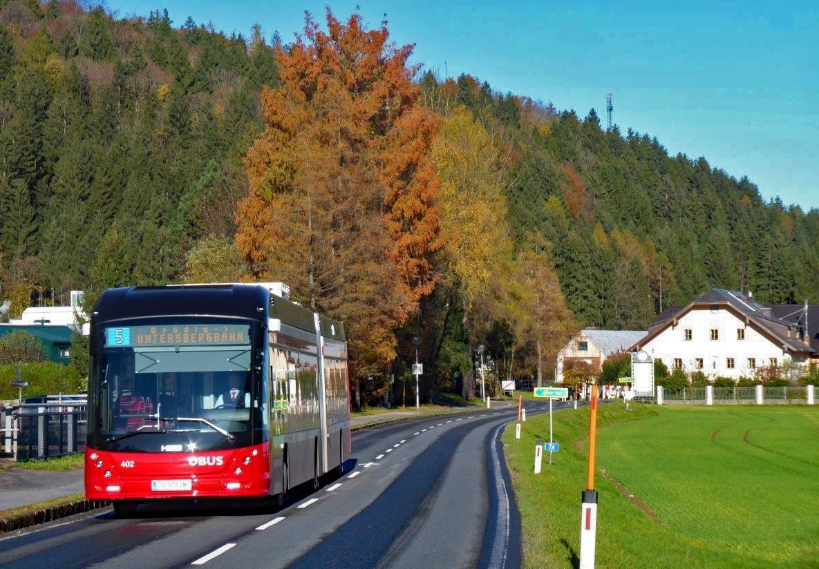 Obus 5 Richtung Grödig