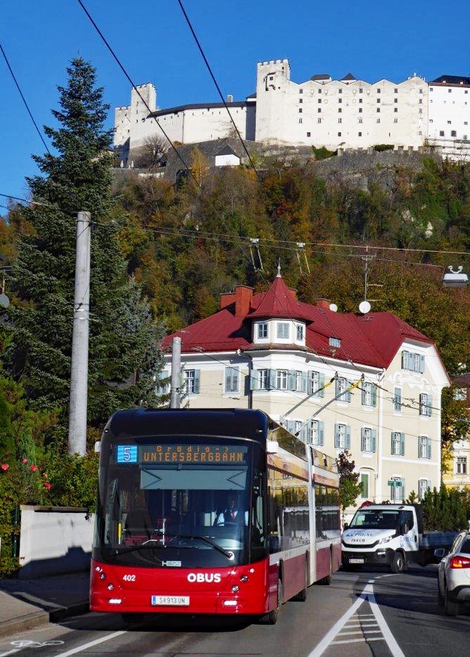 Obus 5 Richtung Grödig