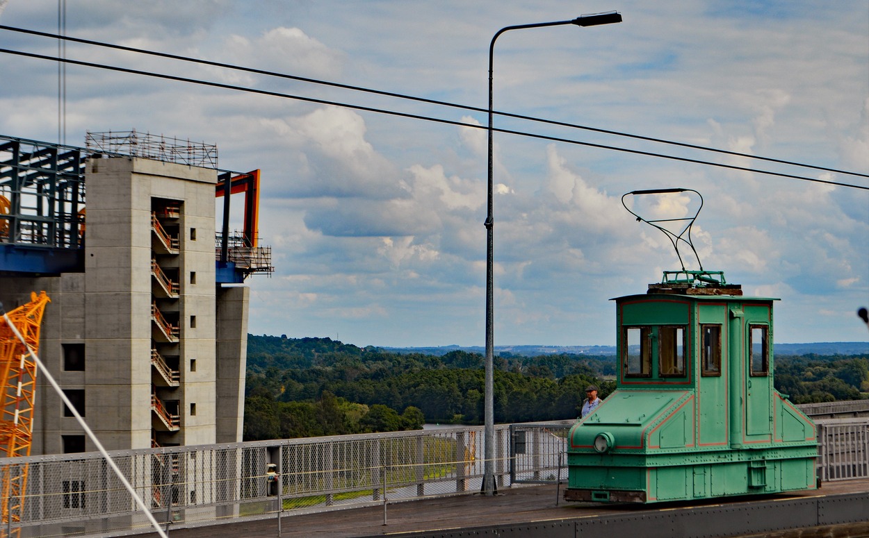 Treidellok Schiffshebewerk Niederfinow