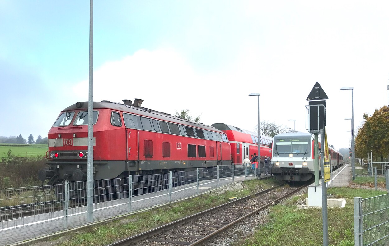 Unerwartete Triebwagenumläufe: Solo-628 statt geplanter Doppelgarnituren
