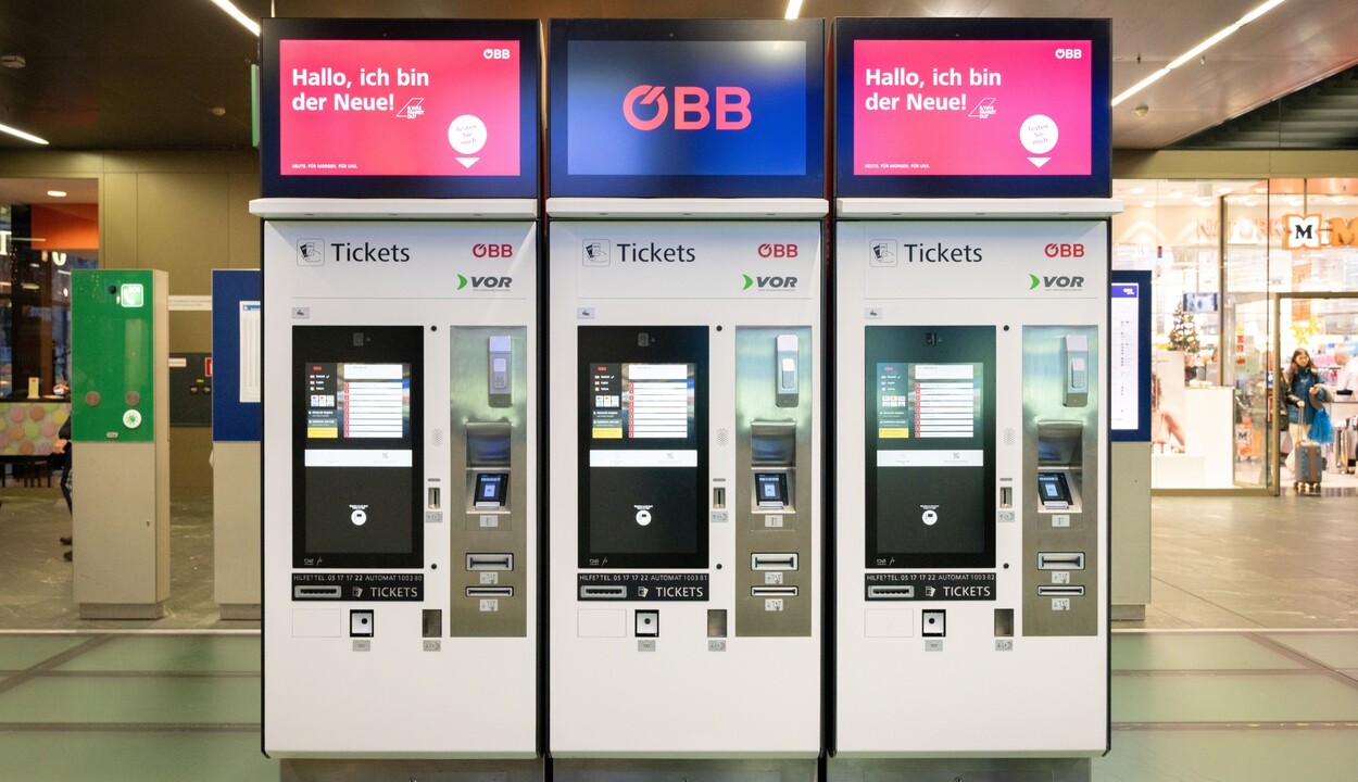 ÖBB rollen Ticketautomaten der neuen Generation aus