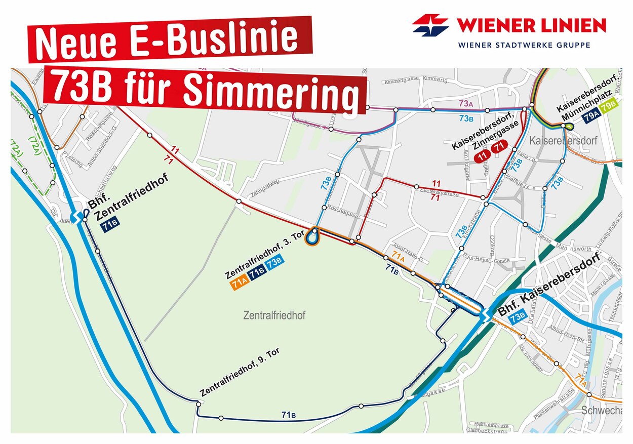 Wiener Linien bauen emissionsfreies Busangebot in Simmering aus