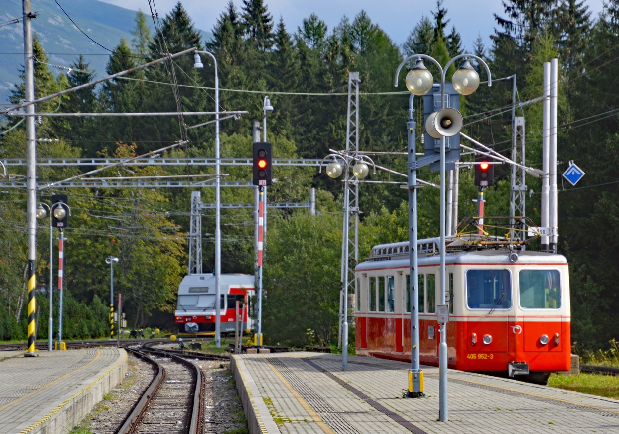 Zahnradbahn Štrba - Štrbské Pleso in der Hohen Tatra