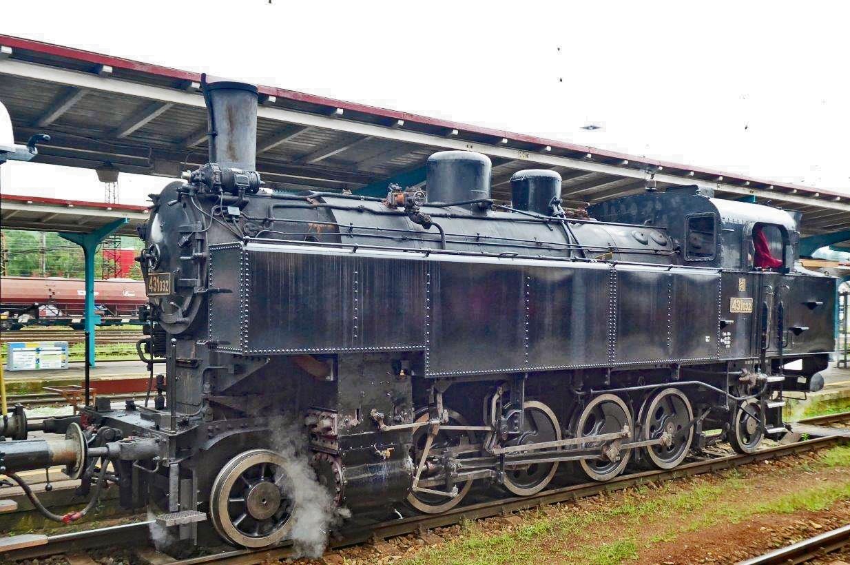 Sonderzug in Ceska Trebova/Böhmisch Trübau