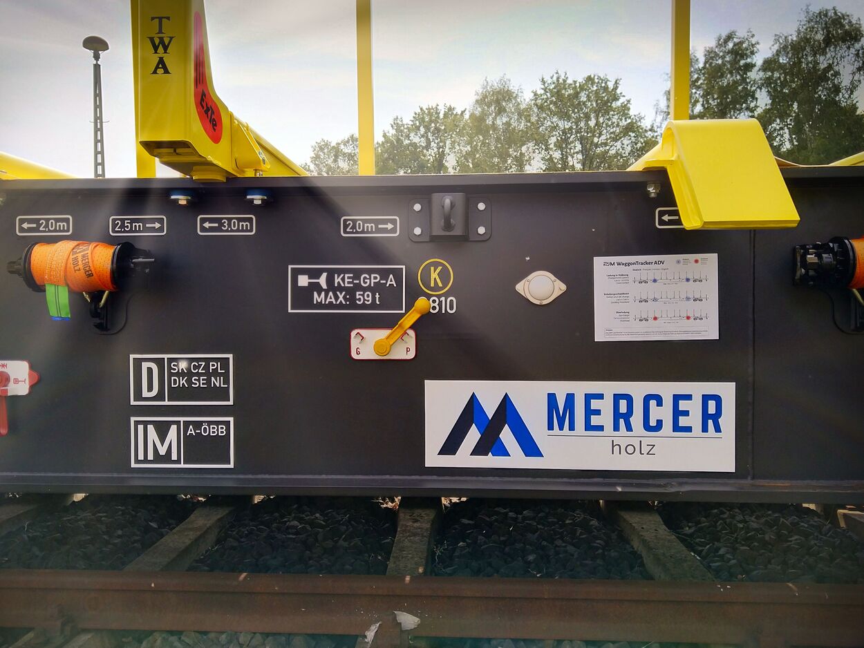 Loadmonitor von PJM für Mercer Holz und Transwaggon