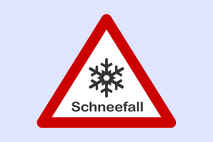 Symbolbild Schneefall