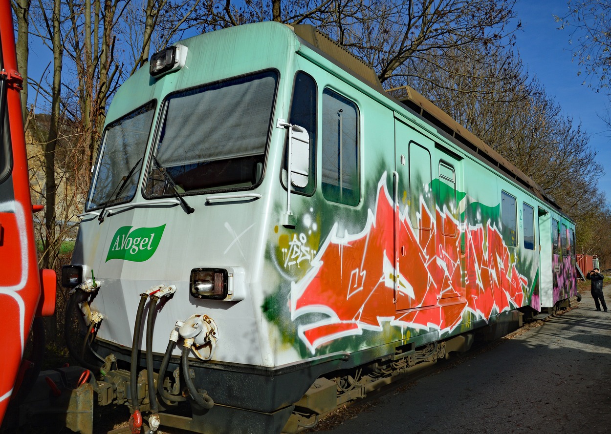 Achenseebahn Ankunft der Appenzellerbahn-Triebwagen in Jenbach