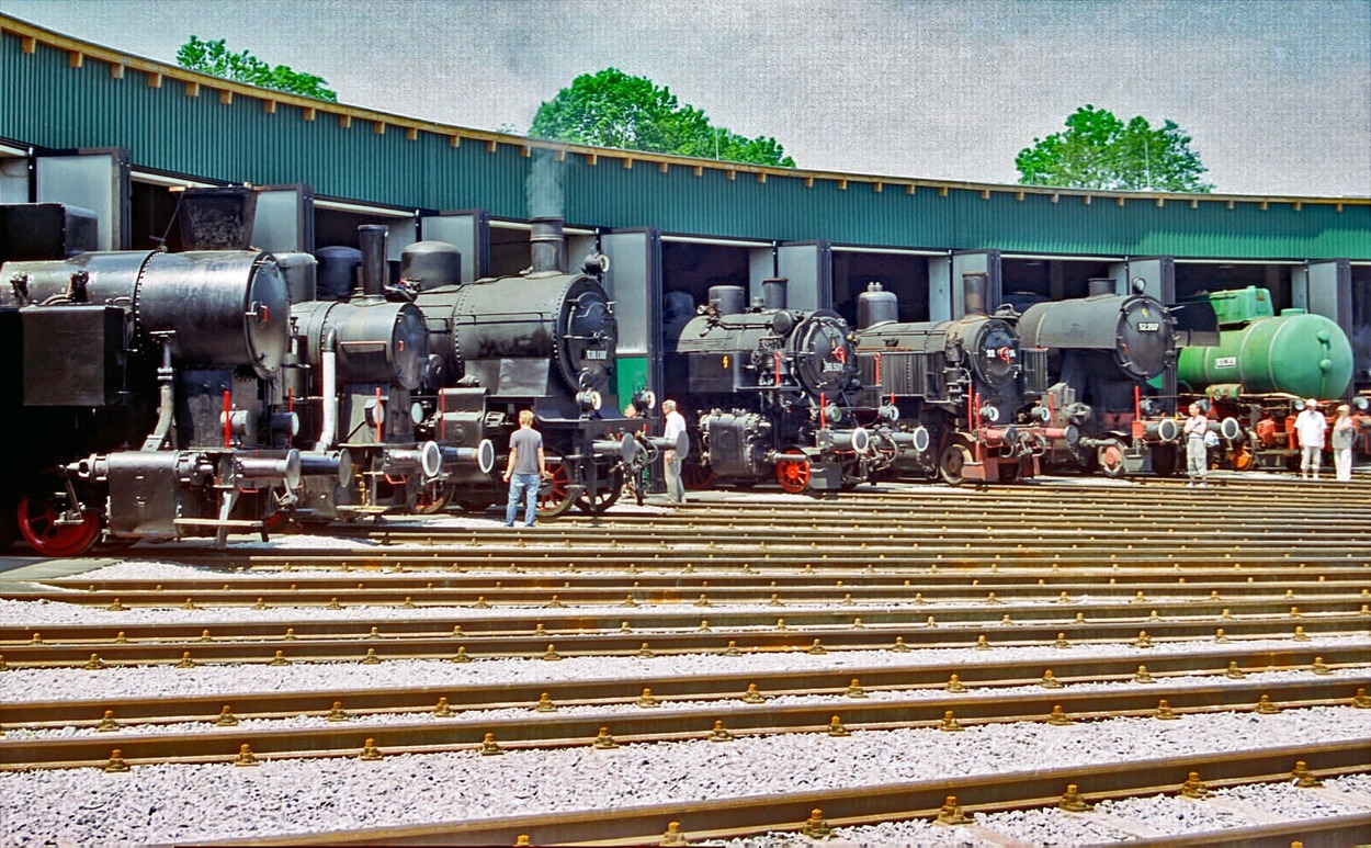 Lokpark Ampflwang ÖGEG-Betriebswerk Landesausstellung Kohle & Dampf 2006