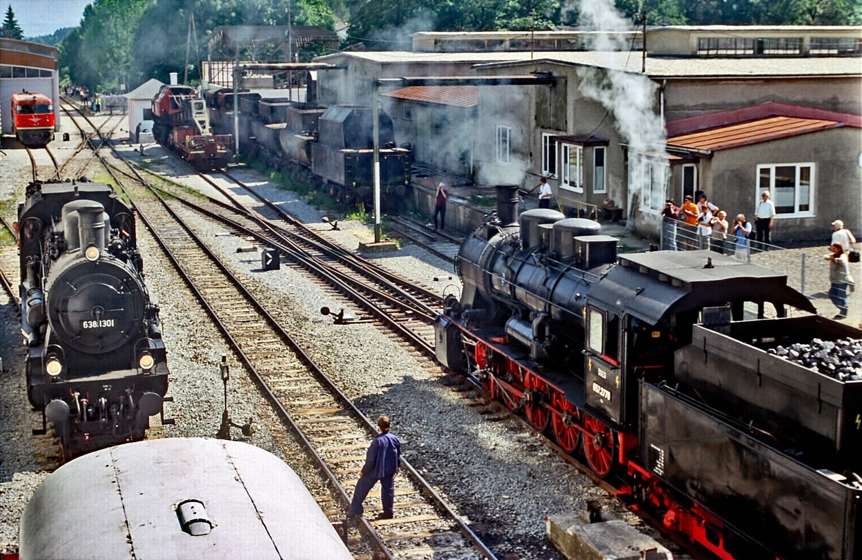 Lokpark Ampflwang ÖGEG-Betriebswerk Landesausstellung Kohle & Dampf 2006