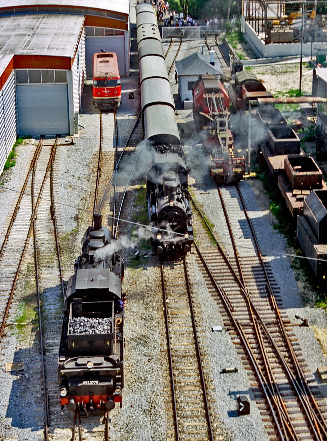 Lokpark Ampflwang ÖGEG-Betriebswerk Landesausstellung Kohle & Dampf 2006