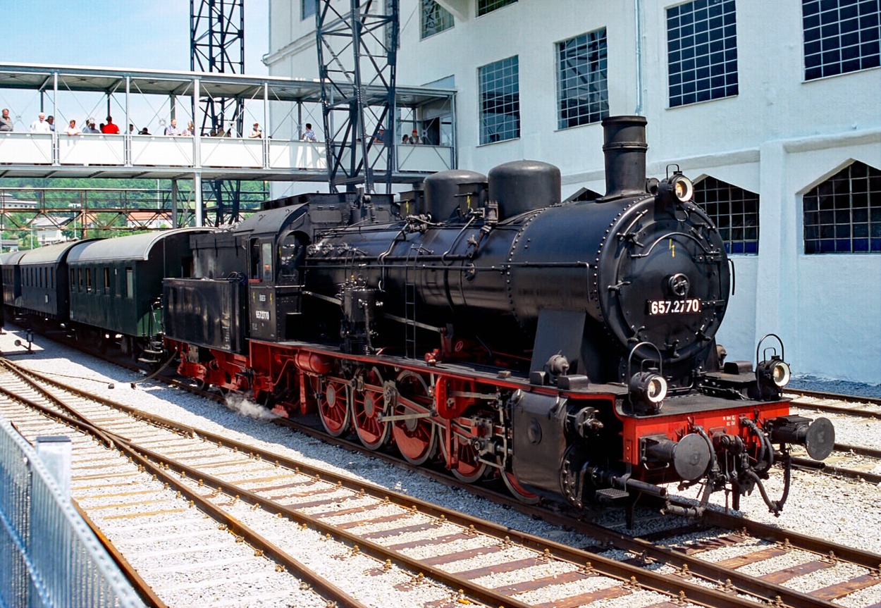 Lokpark Ampflwang ÖGEG-Betriebswerk Landesausstellung Kohle & Dampf 2006