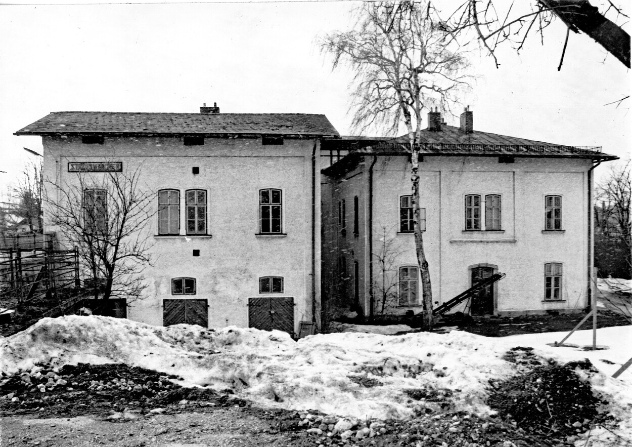 historischer Bahnhof Straßwalchen kurz vor dem Abriss