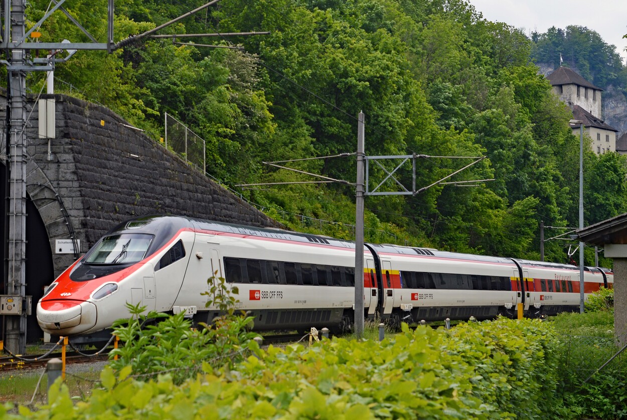 SBB Pendolino zu Besuch in Feldkirch