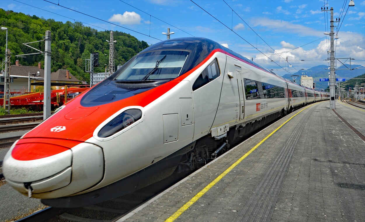 SBB Pendolino zu Besuch in Feldkirch