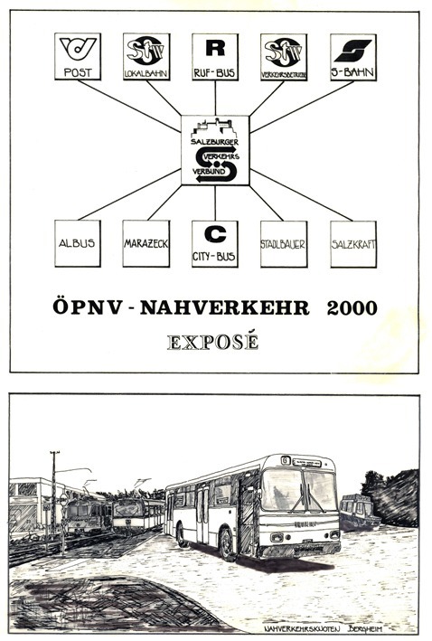 1992: Verkehrskonzept "Salzburgs Nahverkehr 2001"