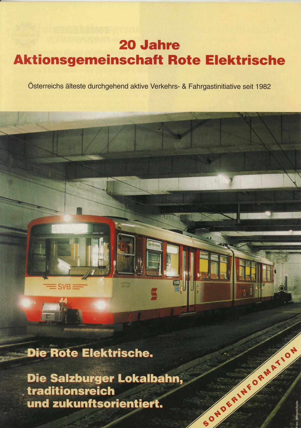 2002: Festschrift - 20 Jahre "Aktionsgemeinschaft Rote Elektrische"