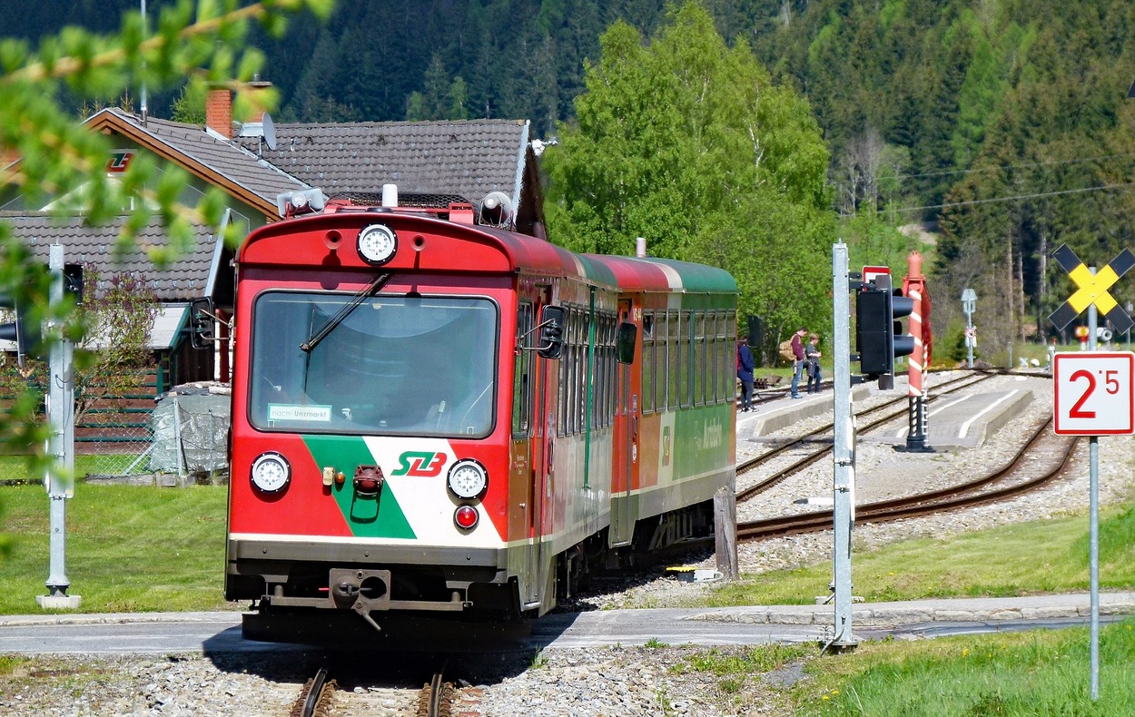 Murtalbahn Unzmarkt-Murau-Mauterndorf Dieseltriebwagen