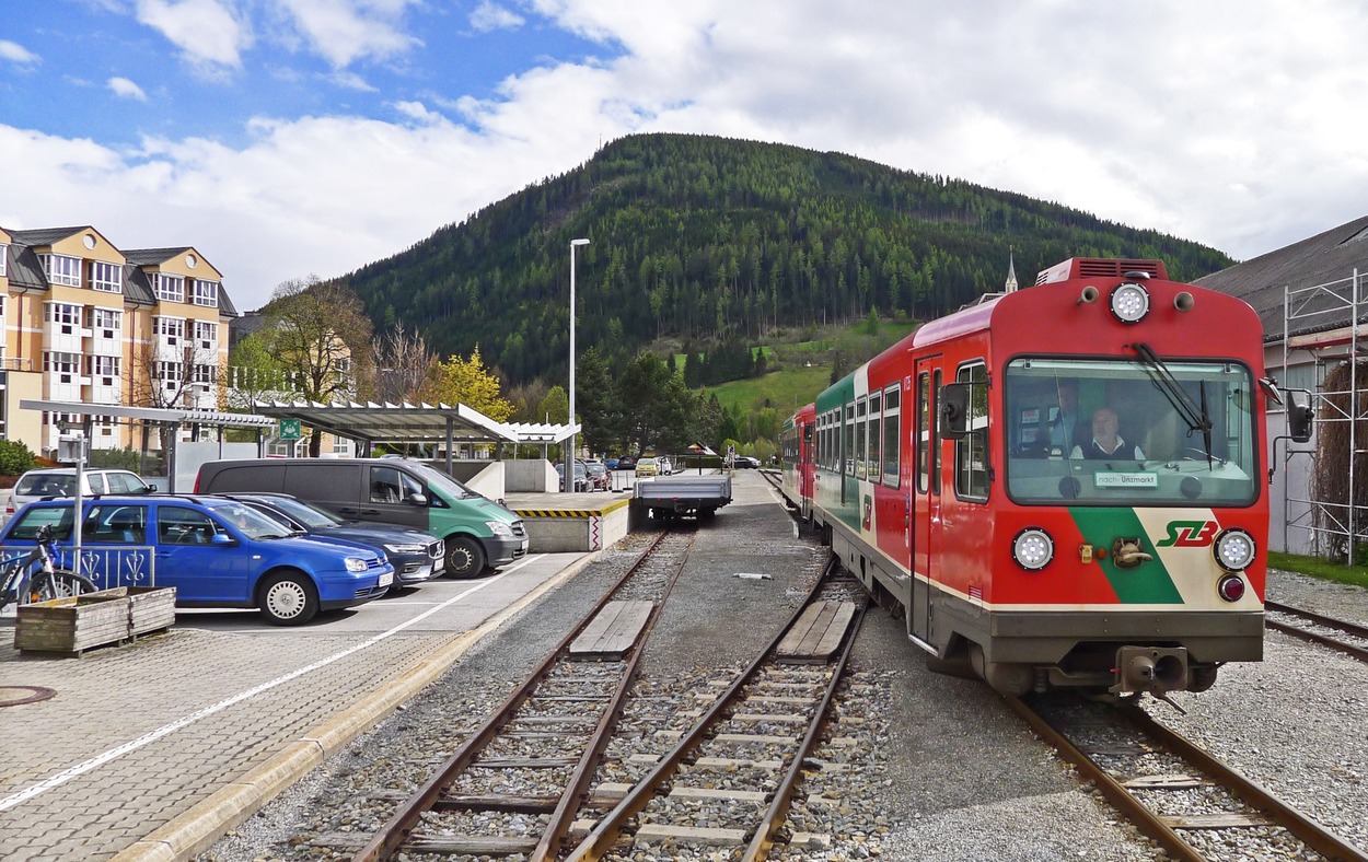 Murtalbahn Unzmarkt-Murau-Mauterndorf Dieseltriebwagen