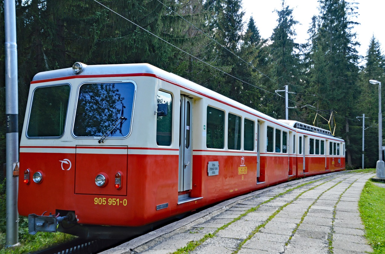 Tschirmerbahn. Csorba-Bahn, Zahnradbahn Štrba–Štrbské Pleso