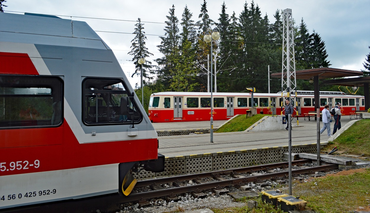 Tschirmerbahn. Csorba-Bahn, Zahnradbahn Štrba–Štrbské Pleso