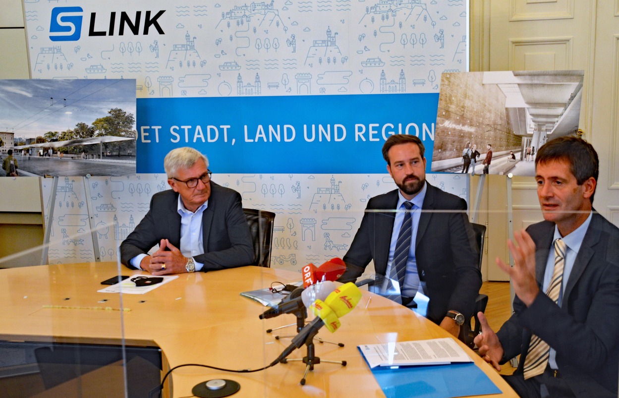 S-Link Präsentation Architekten-Wettbewerb "Haltestelle am Mirabellplatz"