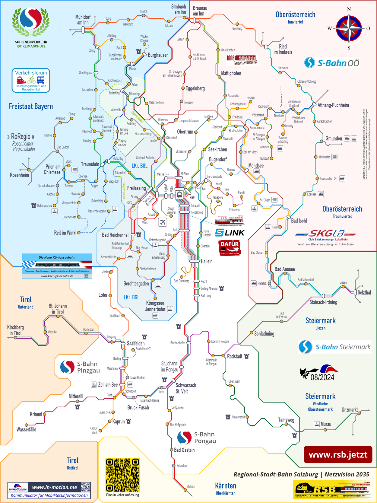 RSB-Folder geoschematischer Liniennetzplan 06/2022 - A3