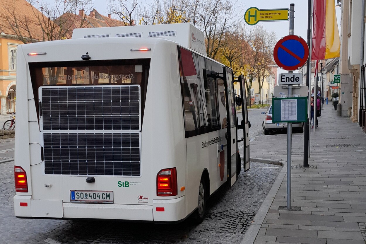 Elektro-Bus der Gemeinde Bad Radkersburg