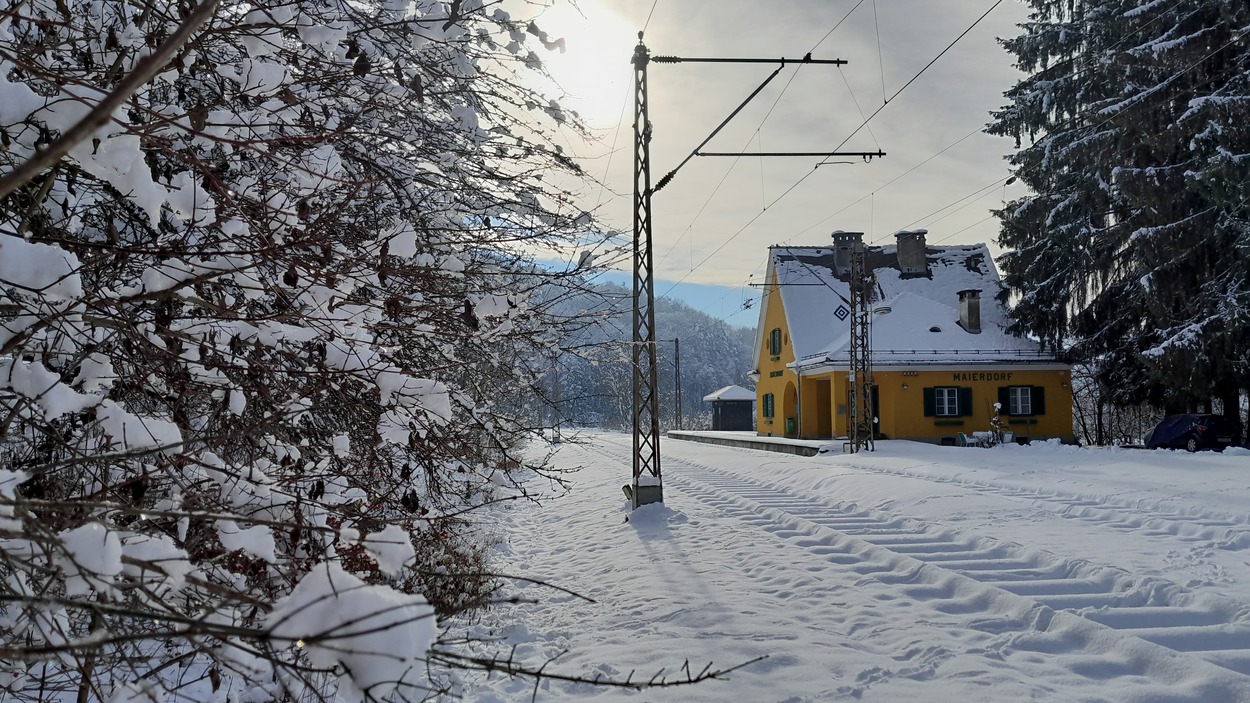 Gleichenberger Bahn im Winter 2021