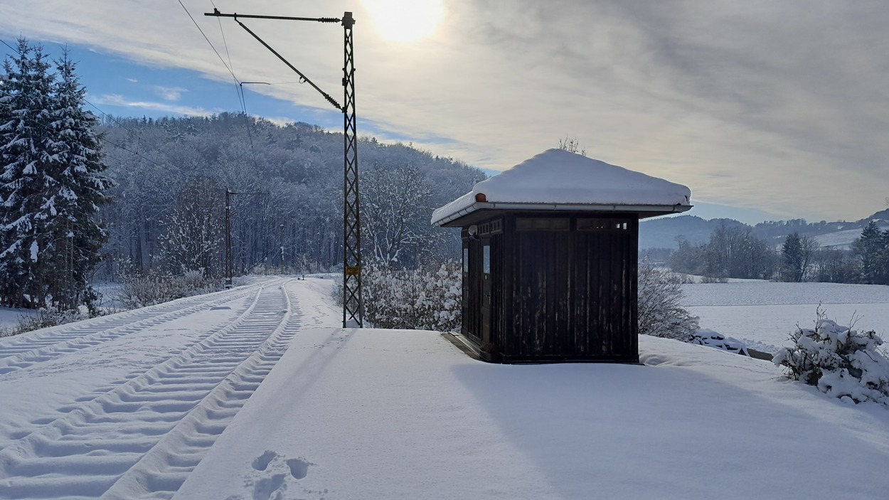 Gleichenberger Bahn im Winter 2021