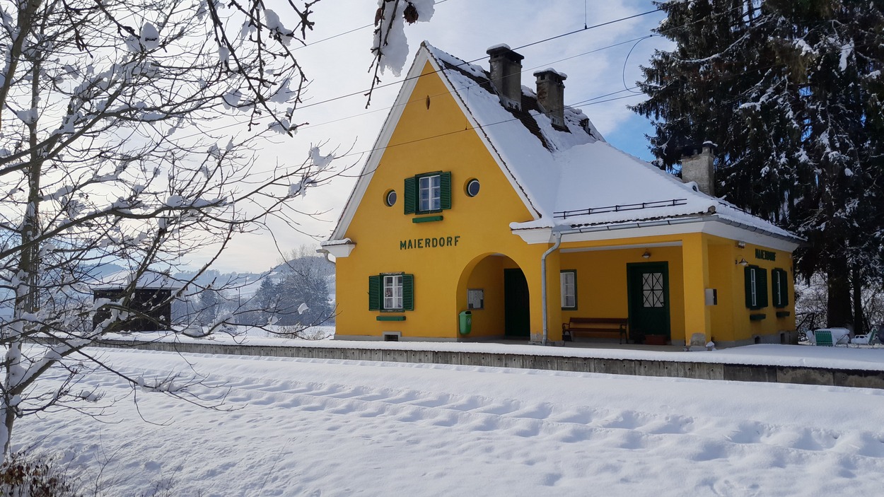 Gleichenberger Bahn im Winter 2021