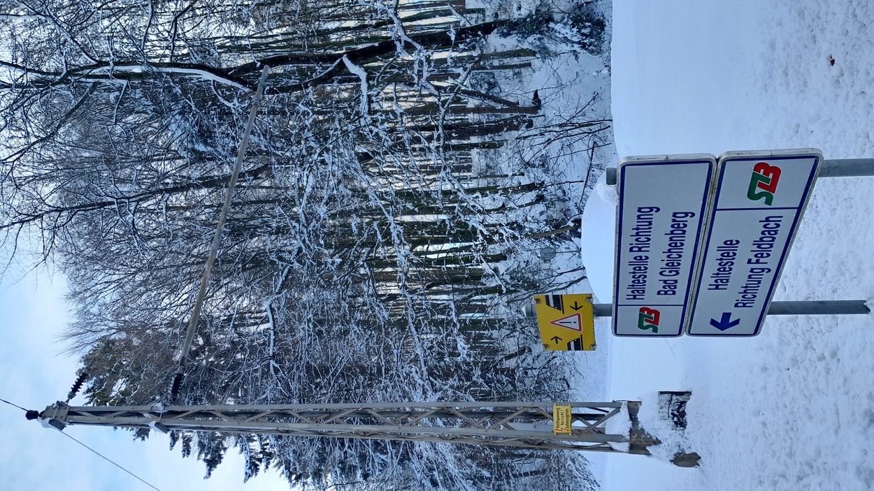 Gleichenberger Bahn im Winter 2021