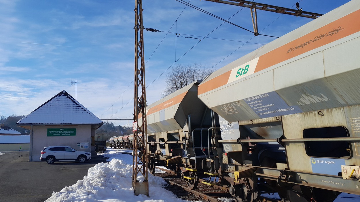 Gleichenberger Bahn im Winter 2021