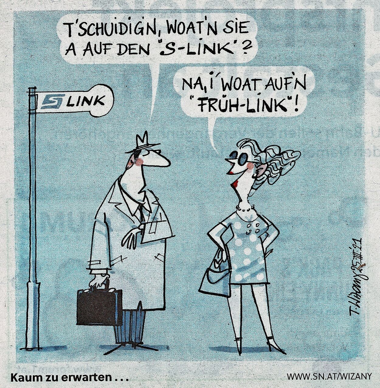 Wizany-Karikaturen S-Link