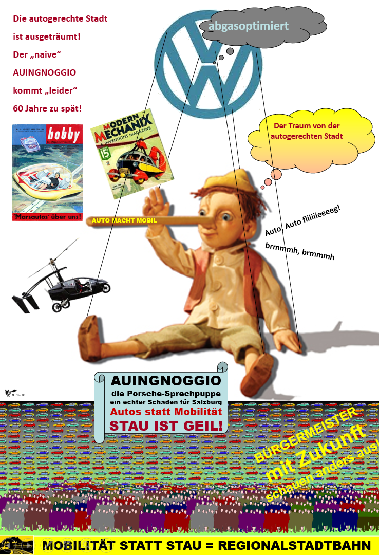 AUINGNOCCIO, die Autofahrer-Marionette 