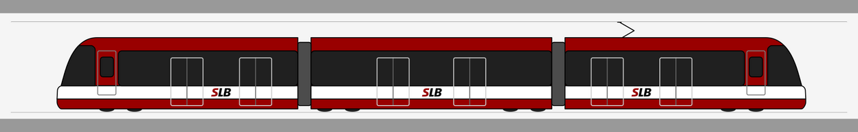 Salzburger Lokalbahn - VDV TramTrain Typenskizze