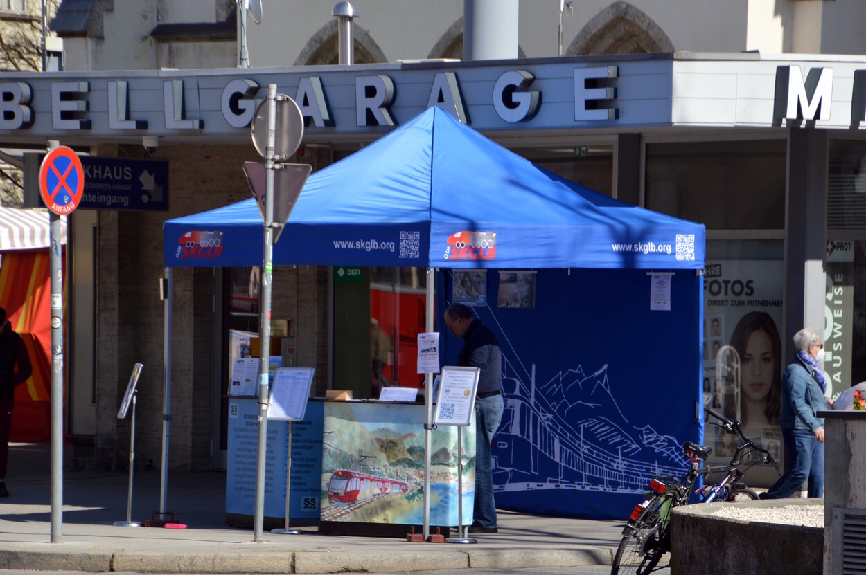 Club SKGLB Infostand auf der Salzburger Schranne