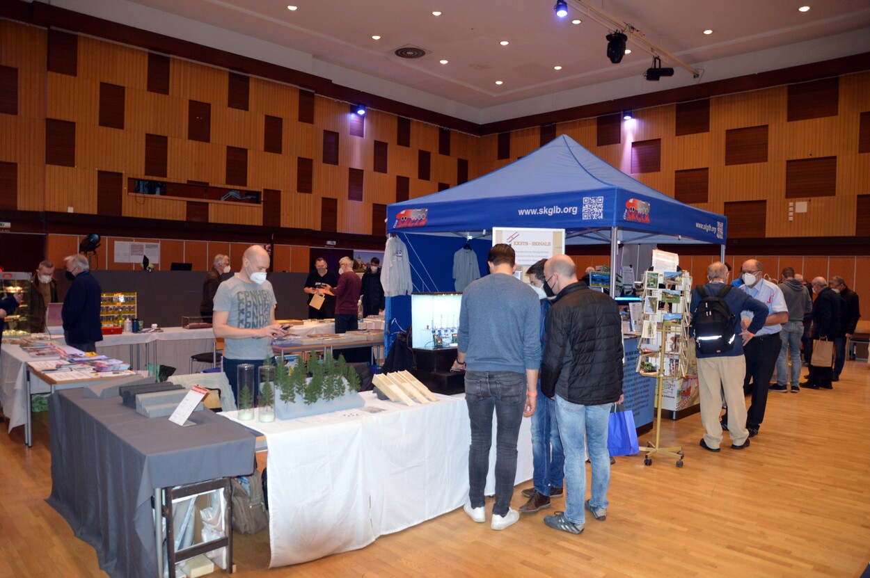 Club SKGLB Infostand auf der 10. Eisenbahn-, Straßenbahn- und Digitalmesse