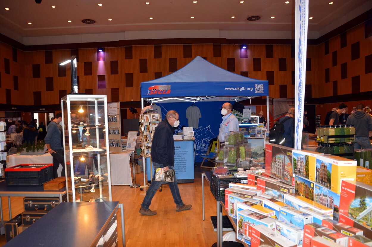 Club SKGLB Infostand auf der 10. Eisenbahn-, Straßenbahn- und Digitalmesse