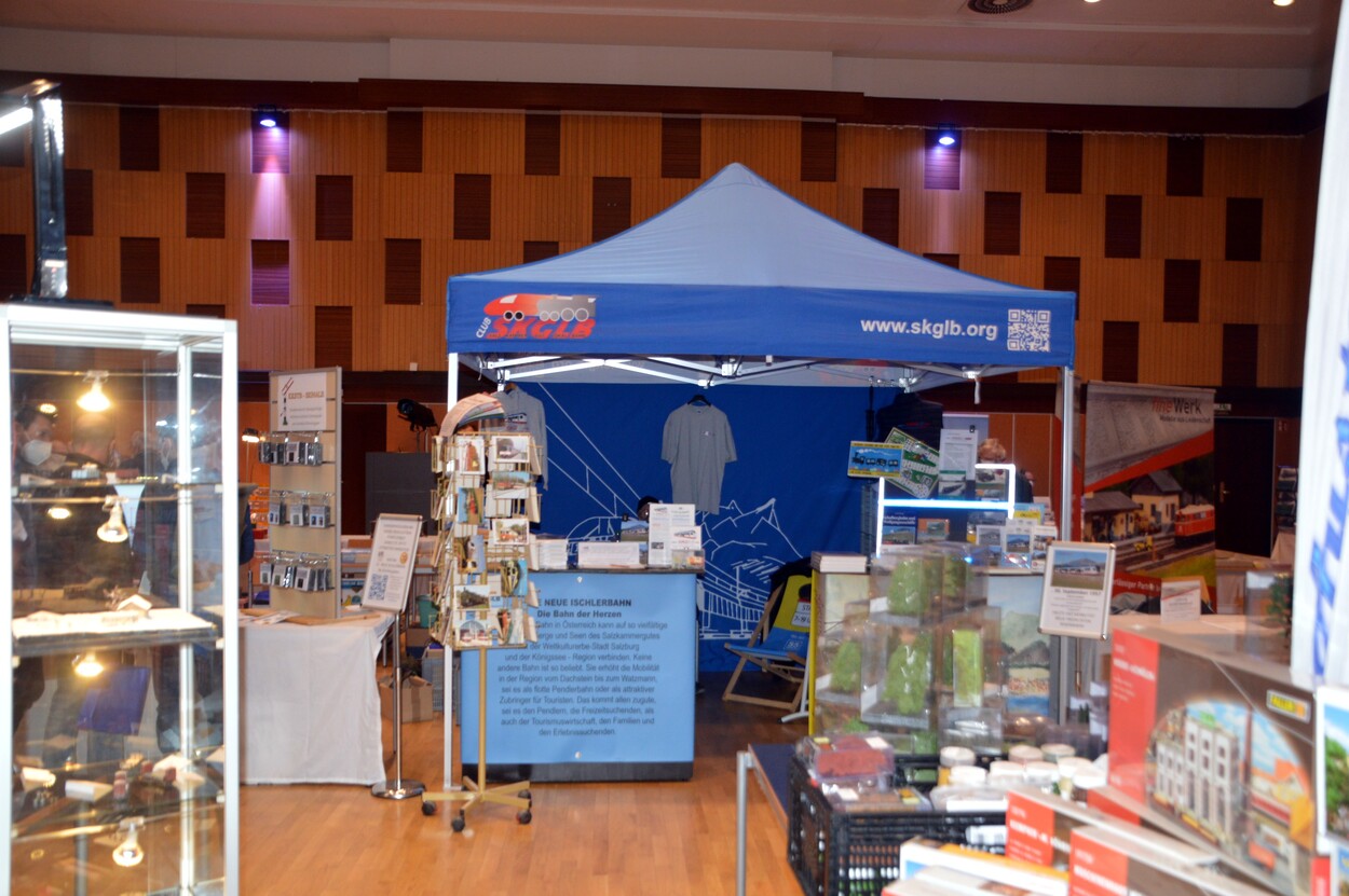 Club SKGLB Infostand auf der 10. Eisenbahn-, Straßenbahn- und Digitalmesse