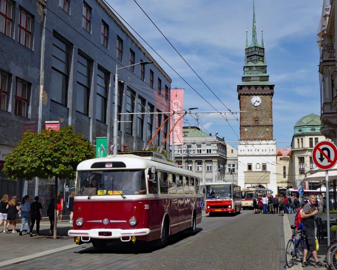 70 Jahre Obus/Trolleybus in Pardubice/Pardubitz