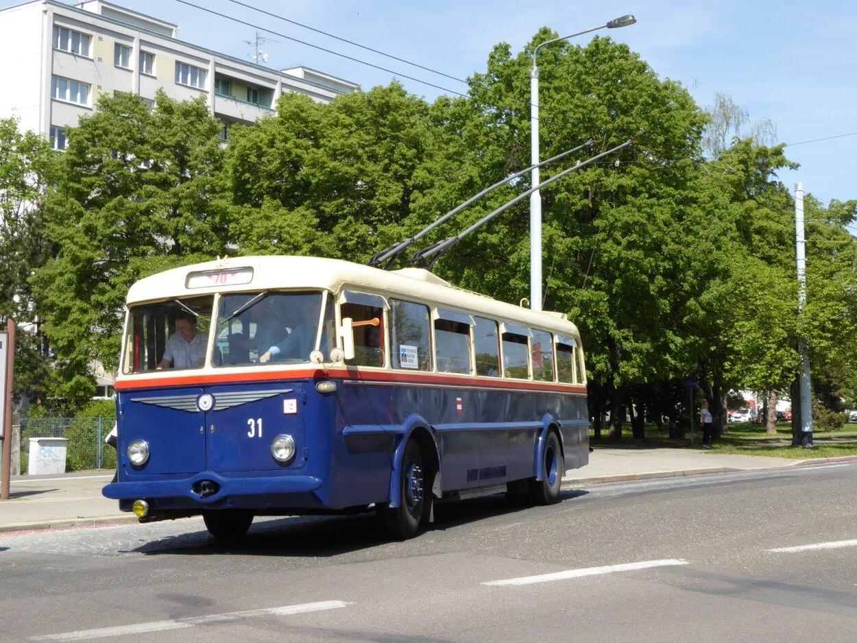 70 Jahre Obus/Trolleybus in Pardubice/Pardubitz